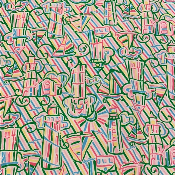 Euc Lilly Pulitzer skort with lighthouses. - Picture 2 of 3